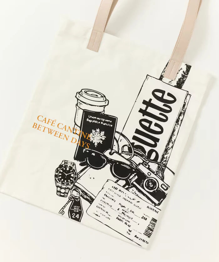 Handle Switch Multi-Design Print Canvas Tote Bag