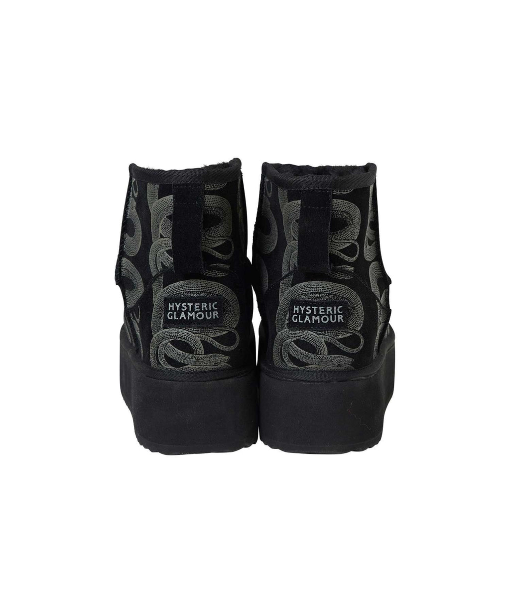 SNAKE LOOP Platform Boots