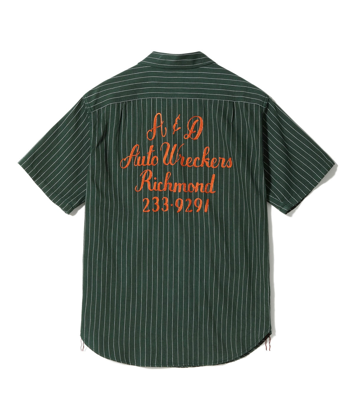 Coke Stripe Work Shirt With Embroidered