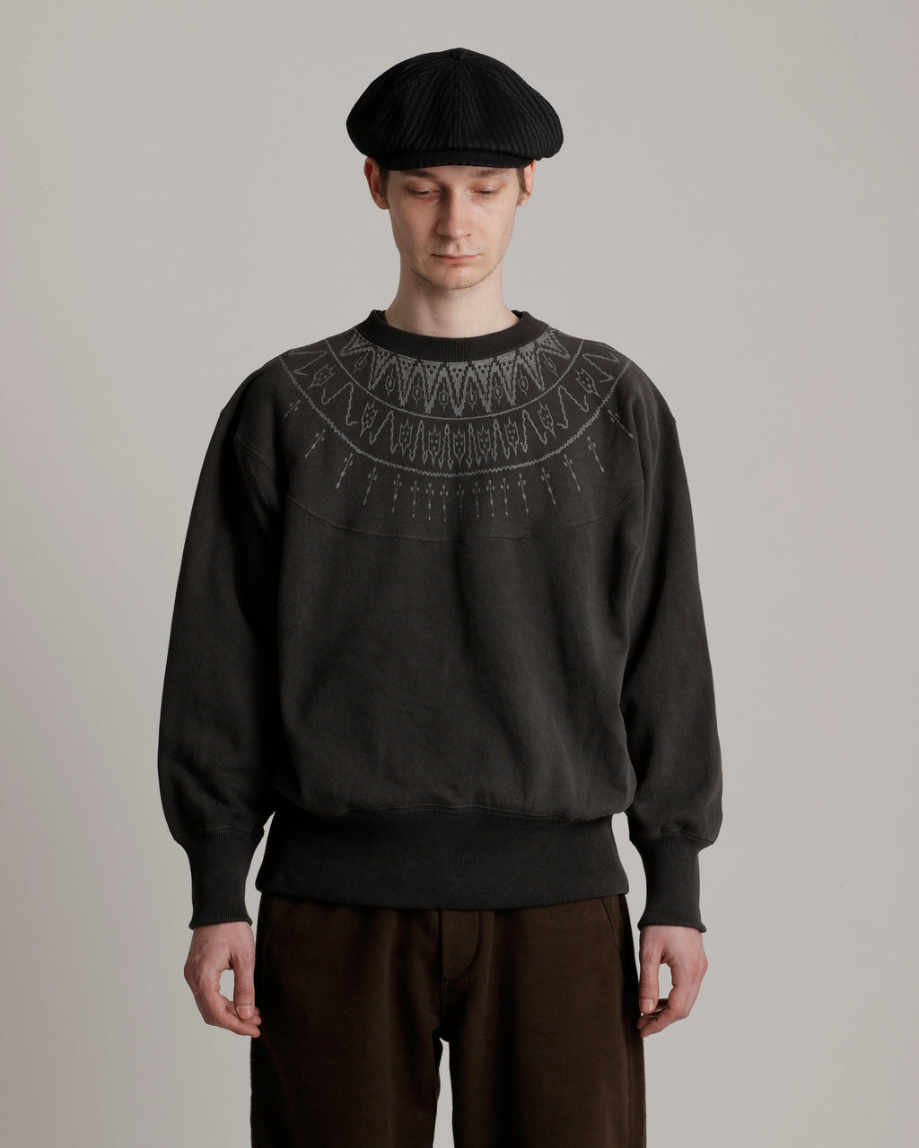 LOT.624 NORDIC PATTERN SWEATSHIRT