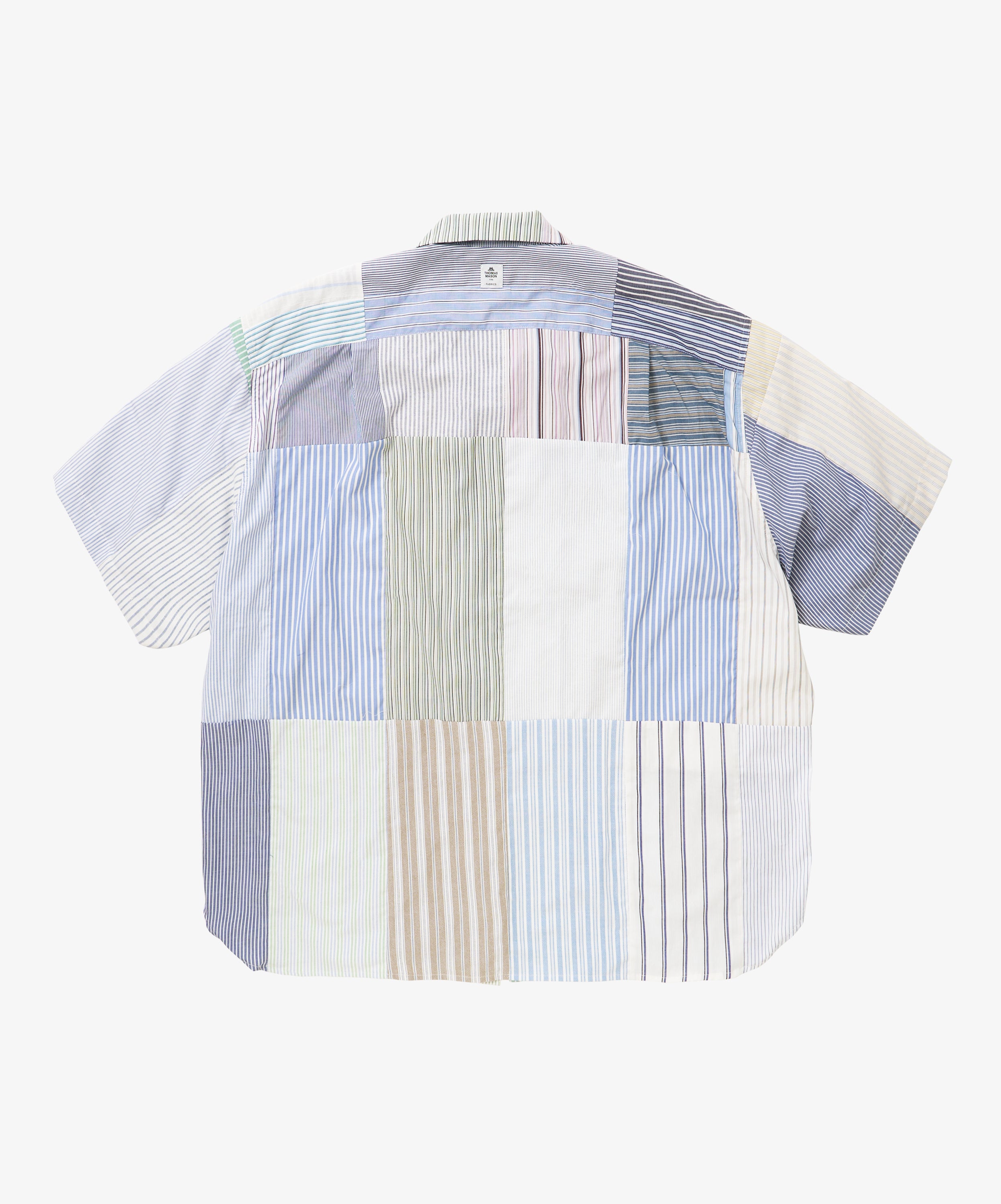 overshirt short sleeve stripe seven