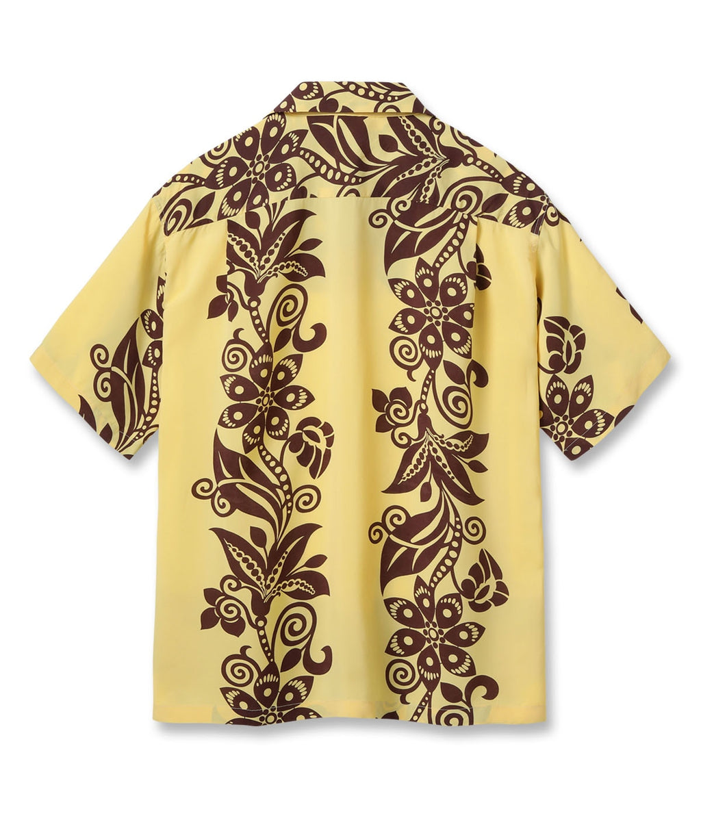 Rayon Hawaiian Shirt Pictograph Flower