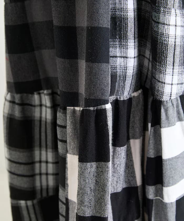 Vintage Remake Check Cami Dress