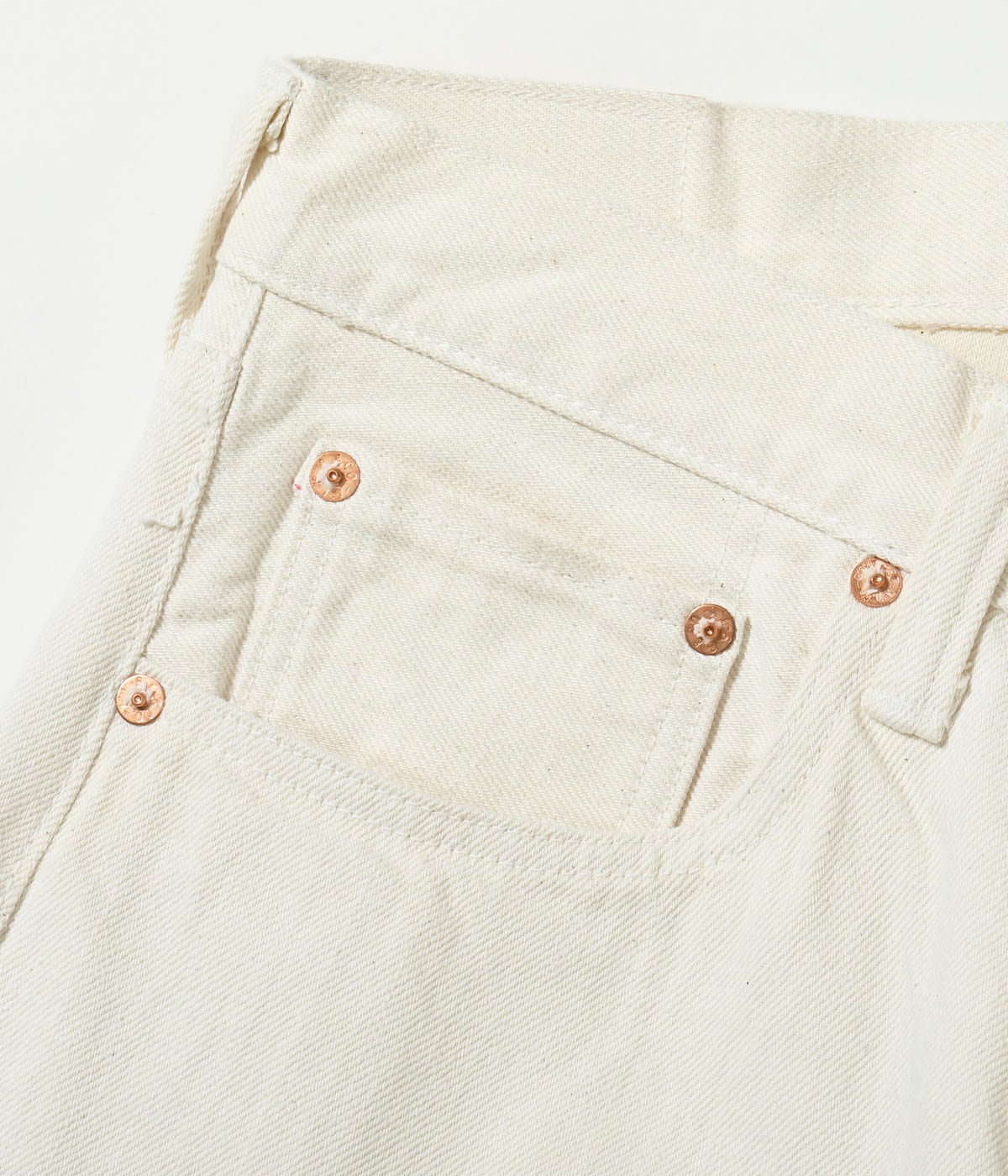13oz. White Denim '1947 Model' (Regular Straight)
