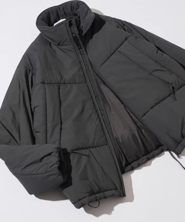 PRIMALOFT PUFF JACKET / Primaloft Stand Collar Puff Jacket / Insulated Blouson