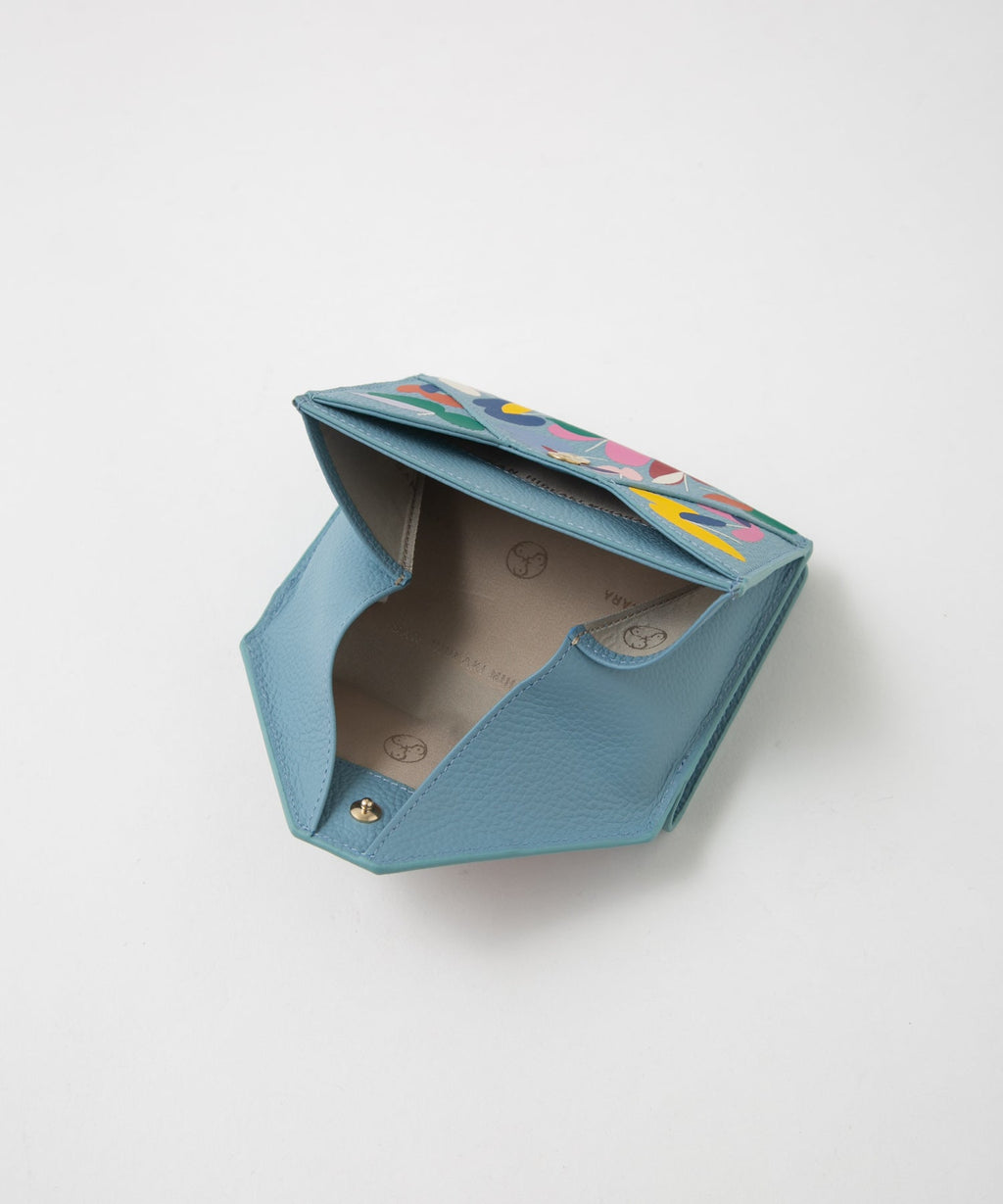 SHOGO SEKINE Collaboration Bi-fold Wallet Light Blue SFO-SKN#36