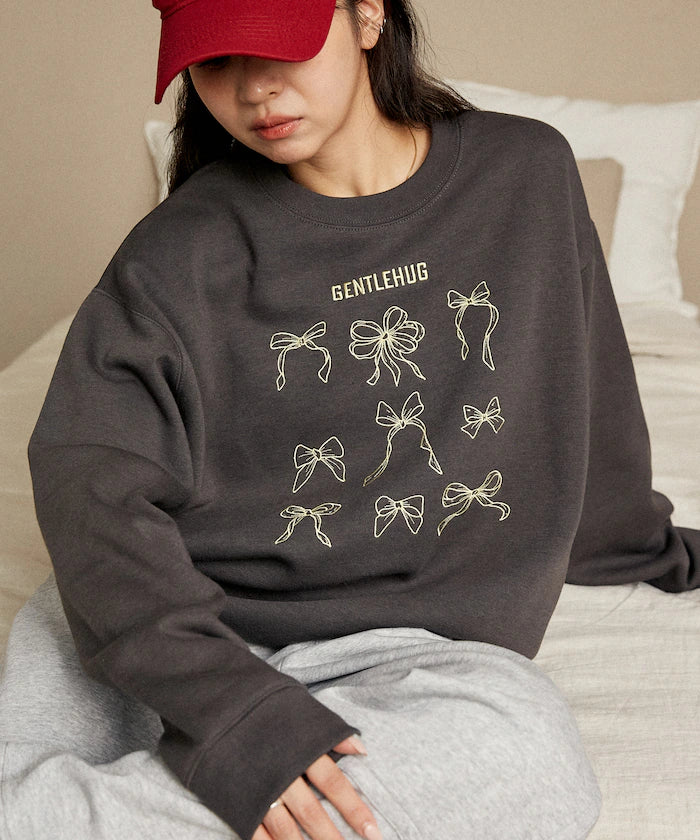 Ribbon Embroidery Crew Sweat Limited Edition