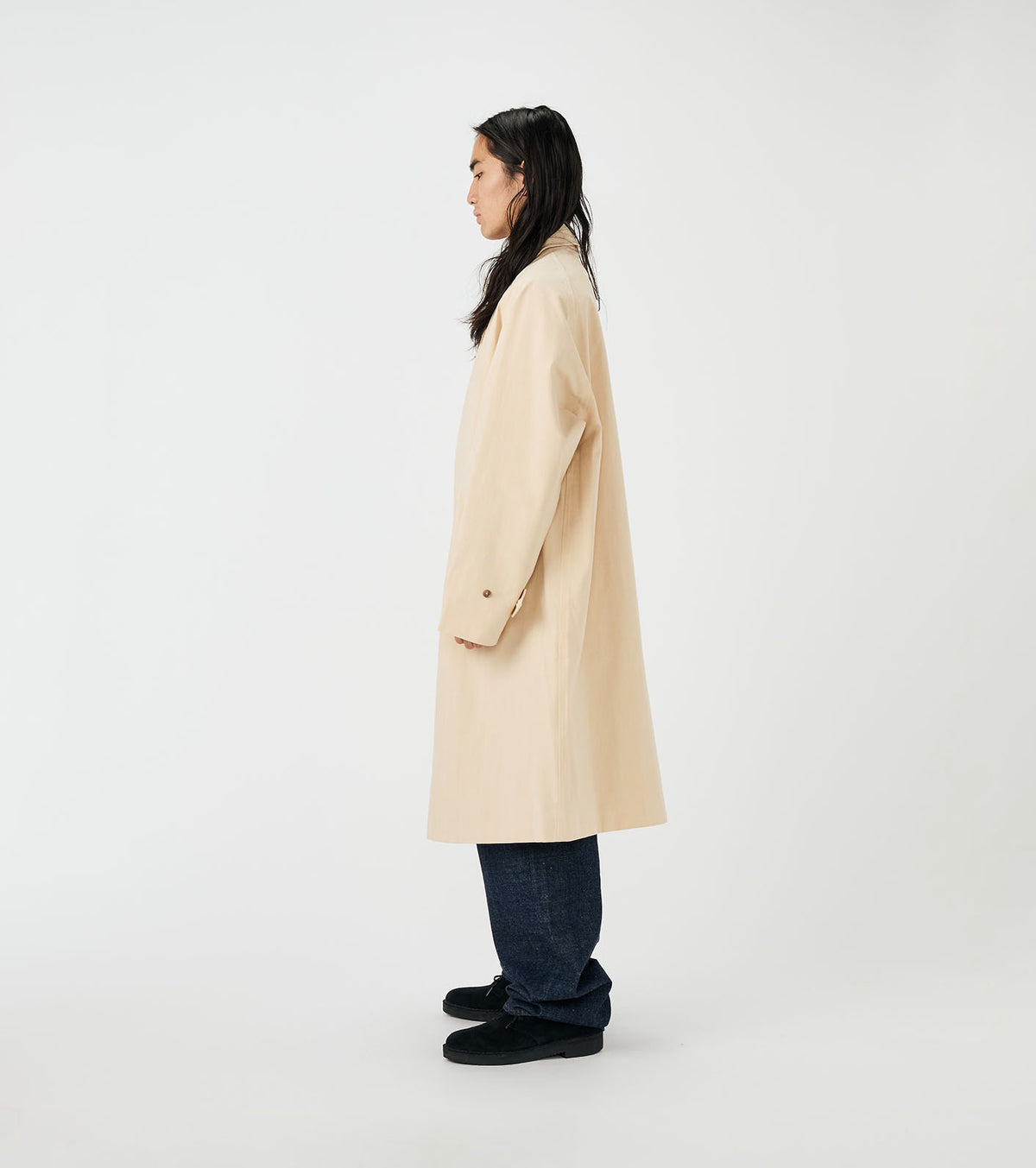 Brewed Protein Balmacaan Coat