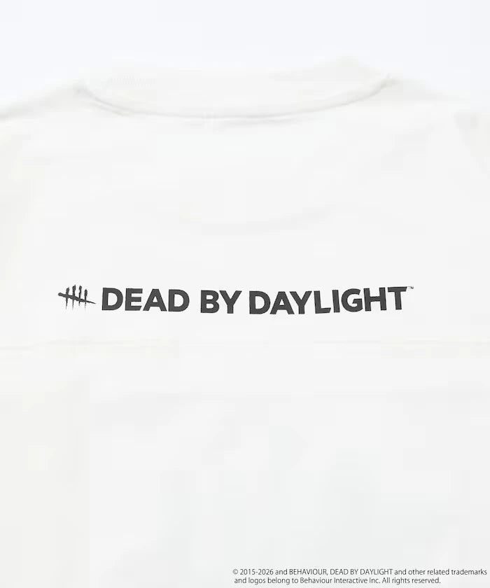 Dead By Daylight Exclusive Big Logo Hemmed Code Football T-Shirt