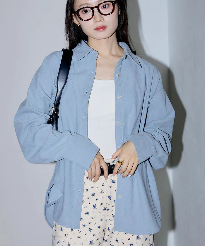 Big Silhouette Corduroy Shirt