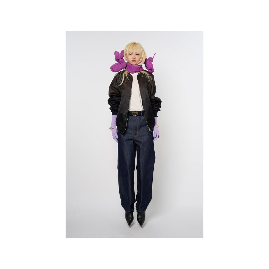 JEWELRY ATTACHED LONG GLOVES / SMALL：PINK