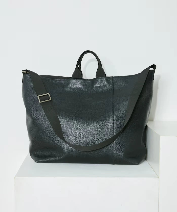 2WAY Leather Messenger Bag