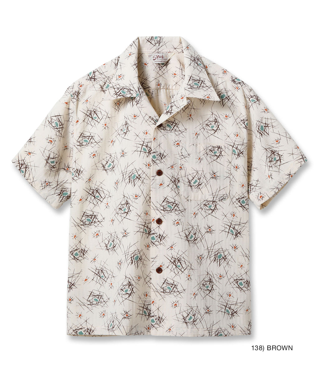 Dobby Cotton Open Shirt “Atomic”
