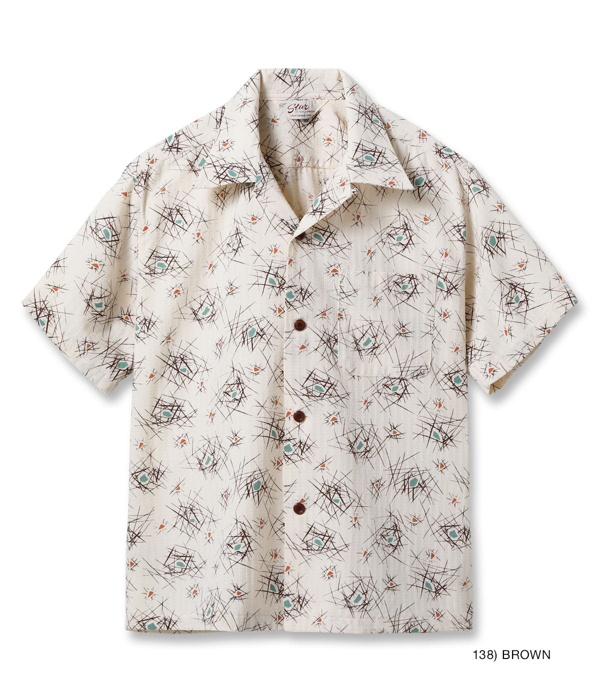 Dobby Cotton Open Shirt “Atomic”