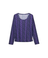 SNAKE LOOP Pattern T-Shirt