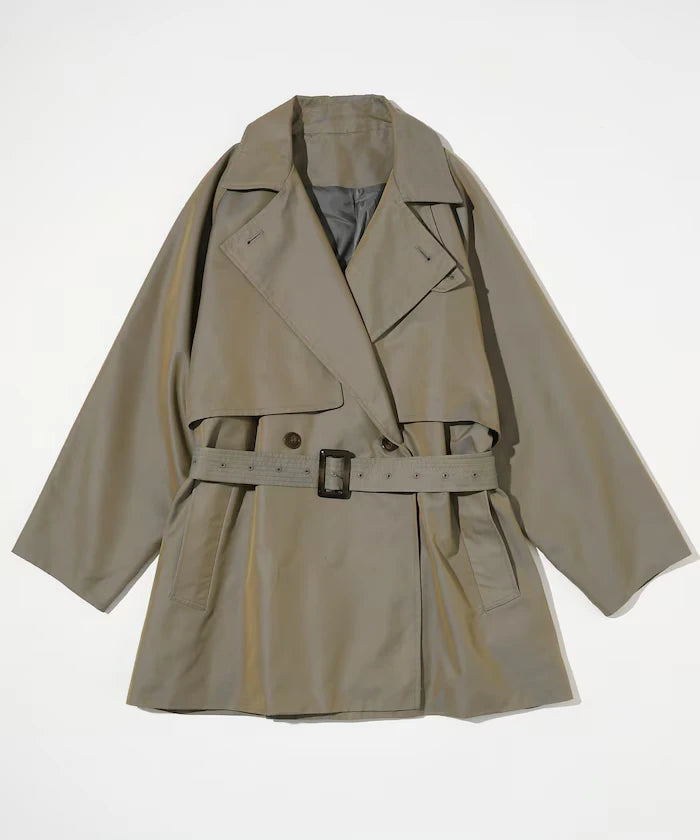 T/C Chambray Short Trench Coat