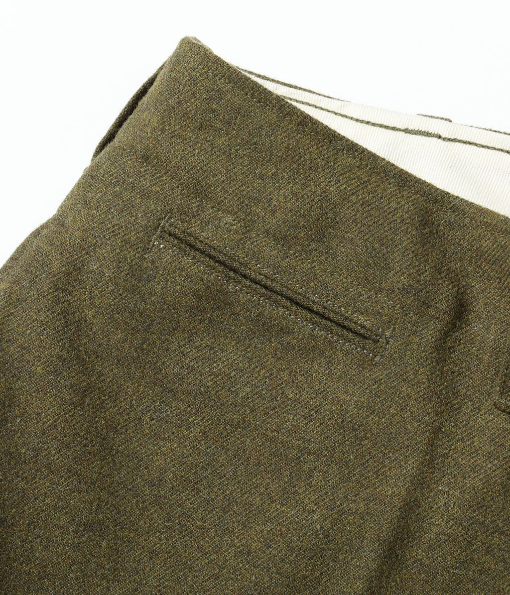 TROUSERS, WOOL, SERGE, SPECIAL O.D. LIGHT SHADE ���BUZZ RICKSON & COMPANY���
