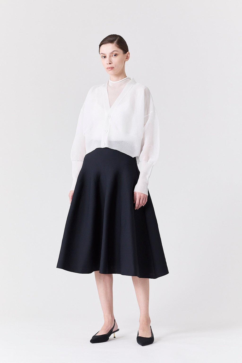GARTER LUCENT CROPPED CARDIGAN