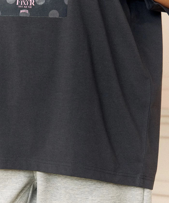 <Functional Material> MIAMI NIGHTS Cat Photo T-shirt Limited Edition