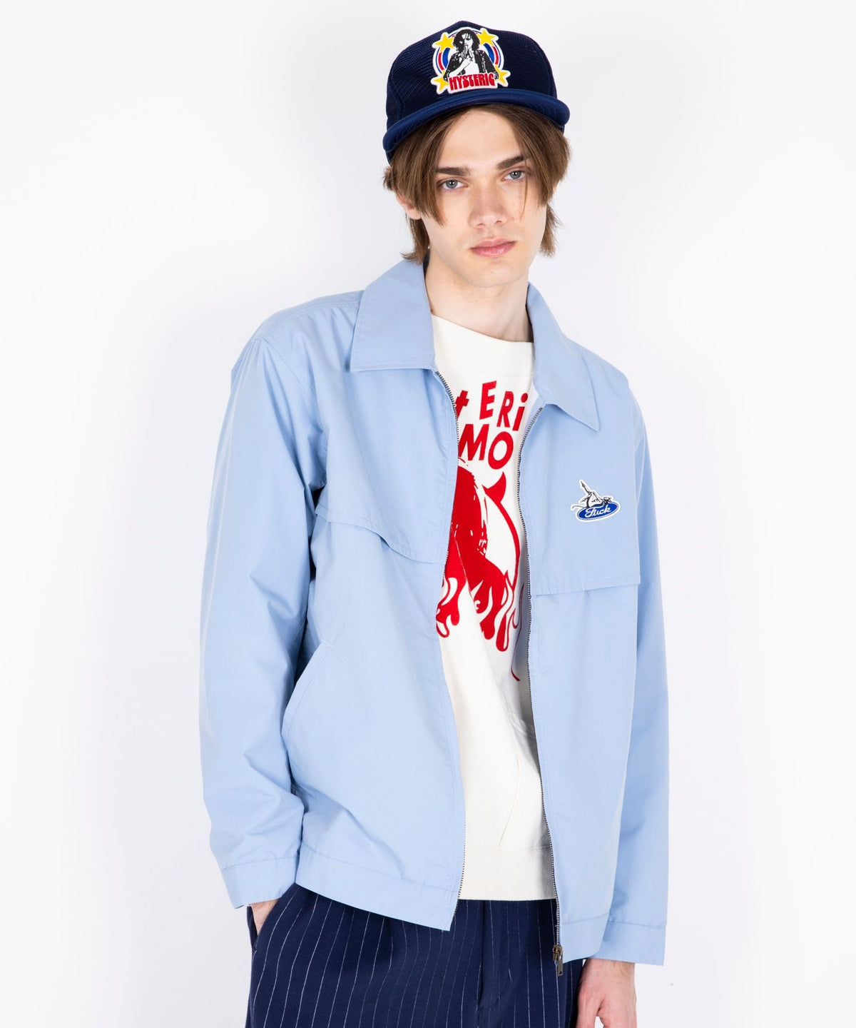 Evil Woman Scratch Work Shirt Jacket