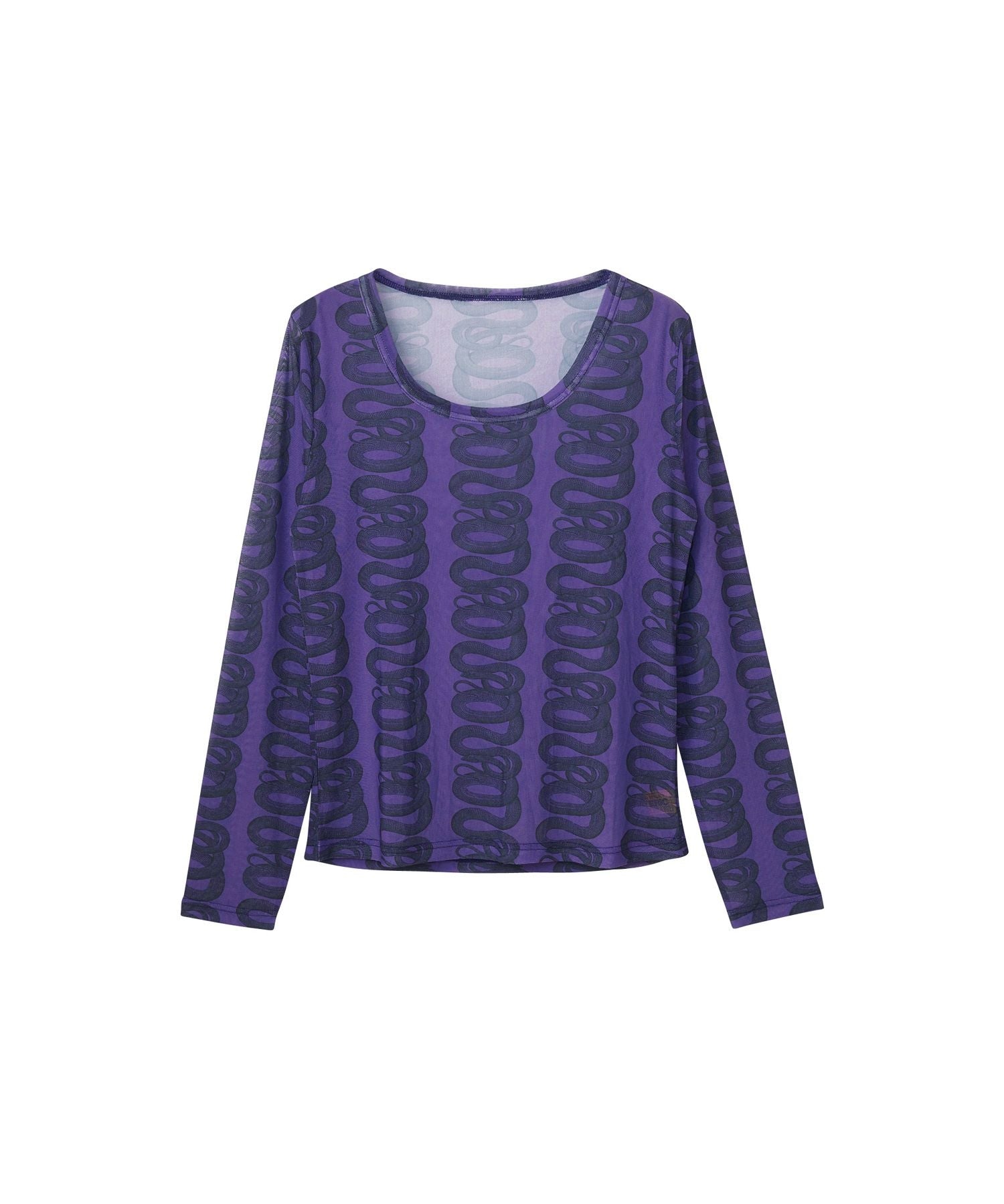 SNAKE LOOP Pattern T-Shirt