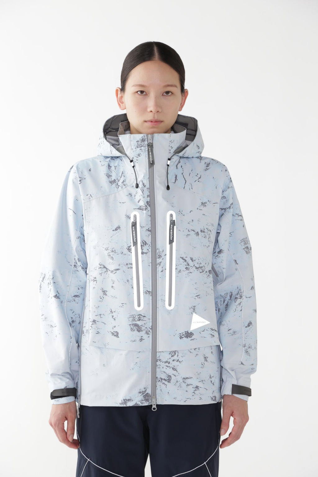 printed PERTEX SHIELD rain jacket