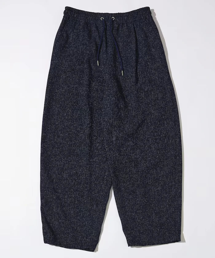 Dry Touch Summer Tweed Spindle Easy Wide Pants