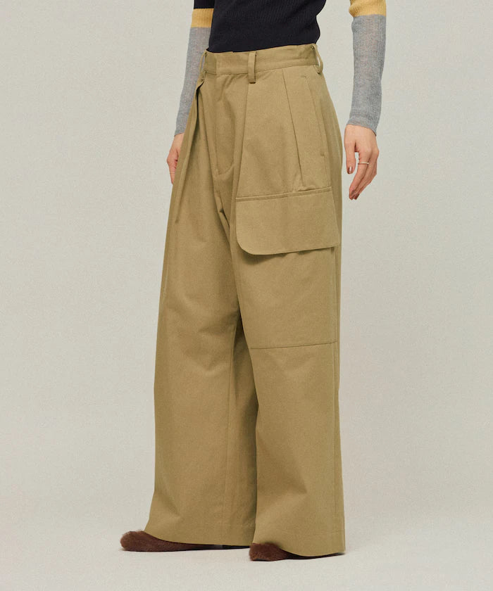 High Count Chino Wide Pants