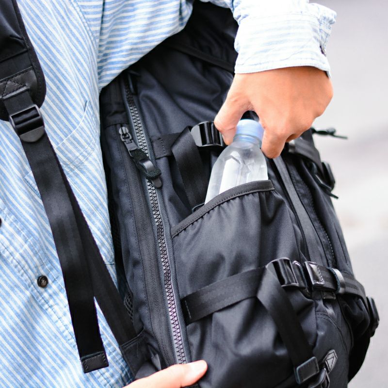 CORDURA DOBBY 305D BACK PACK/BLACK