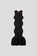 FLUTED REEF SLEEVELESS MERMAID DRESS