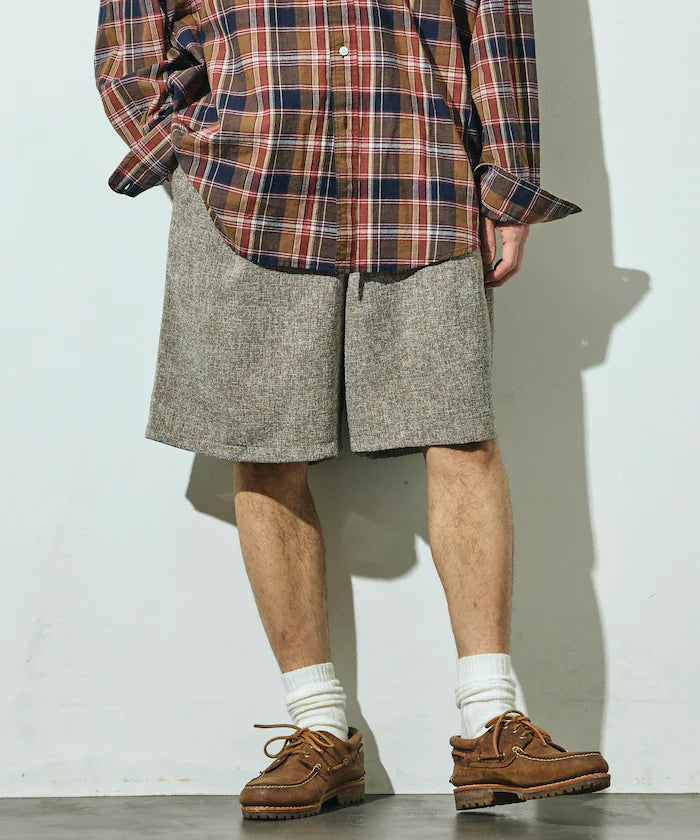Summer Tweed Easy Wide Shorts / Compatible with Setup
