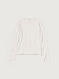 BRUSHED ORGANIC COTTON CASHMERE JERSEY L/S TEE