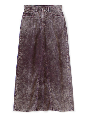 14W Corduroy Pencil Skirt (Dirty Dyed)