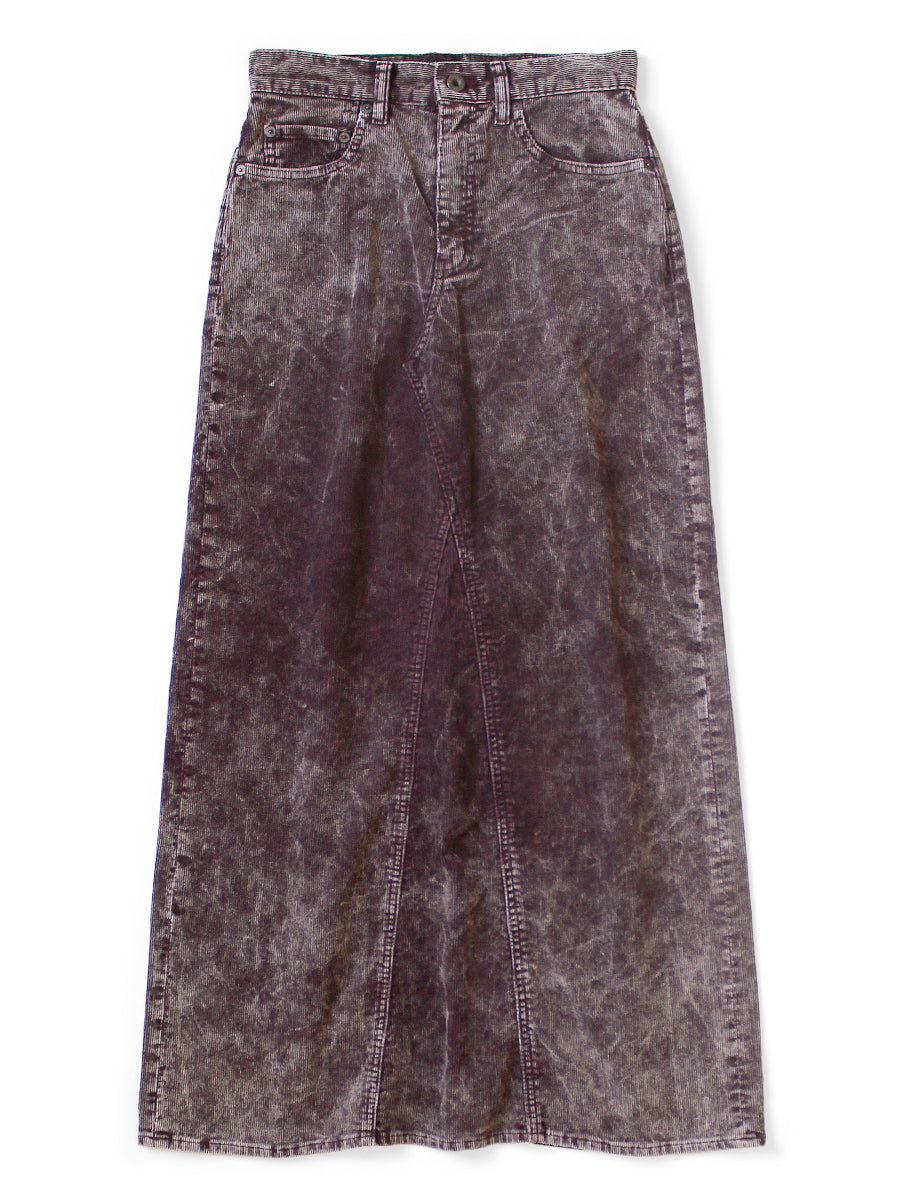 14W Corduroy Pencil Skirt (Dirty Dyed)