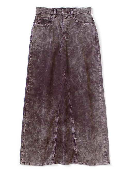 14W Corduroy Pencil Skirt (Dirty Dyed)