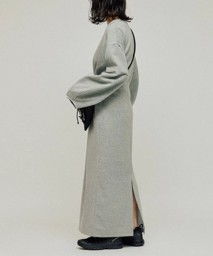 Cocoon Sleeve Damboru Sweat One-Piece / Spindle