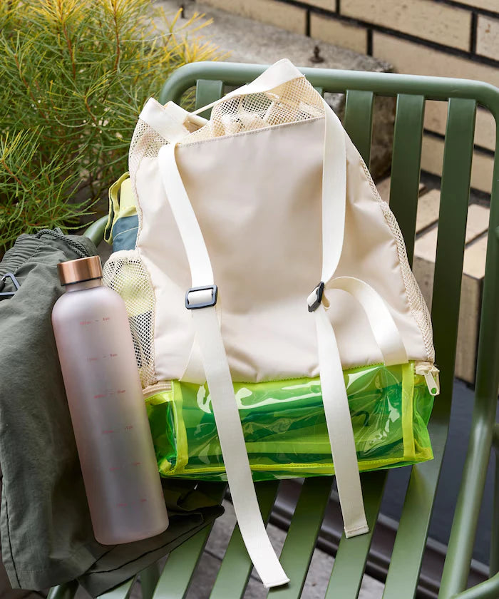 2WAY Mesh Clear Bag