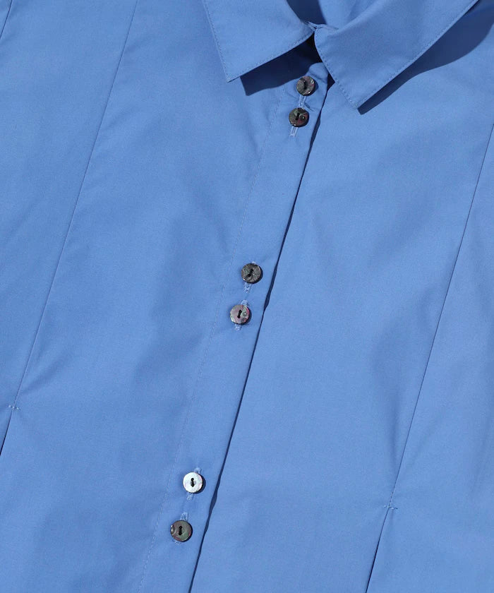 Box Stacked Balloon Sleeve Long Sleeve Shirt