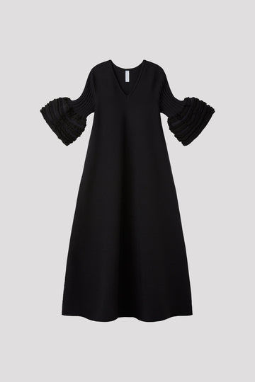 POTTERY SWELL GLITTER SHORT BELL SLEEVE FLARE DRESS