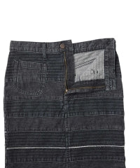 Scratch Denim Mermaid Skirt