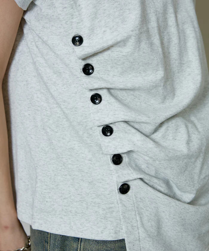 Button Design T-Shirt Limited Edition