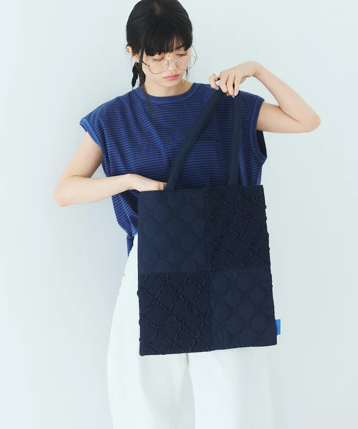 Flower Quilt Patchwork Tote Bag