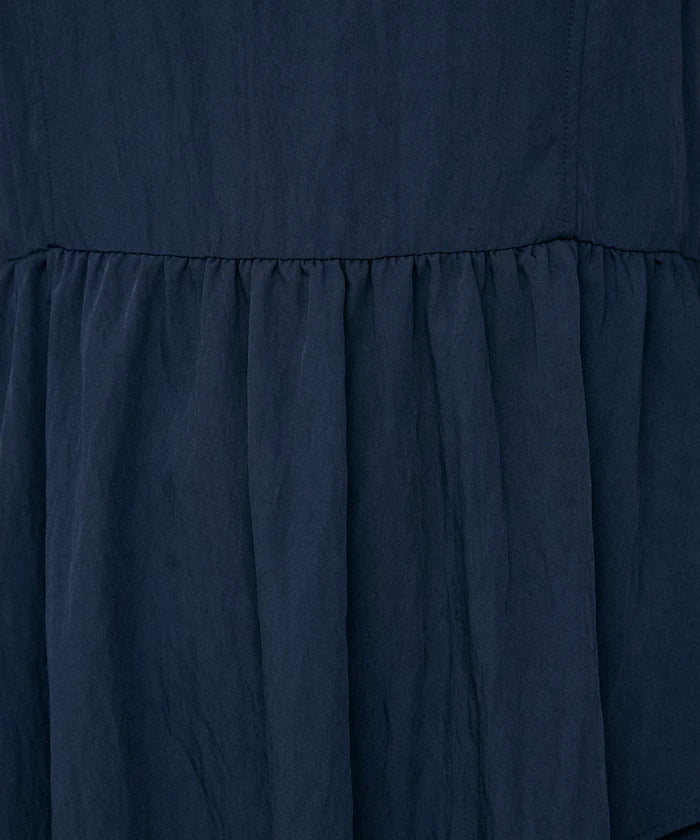 Nylon Washer Asymmetrical Blouse Limited Edition