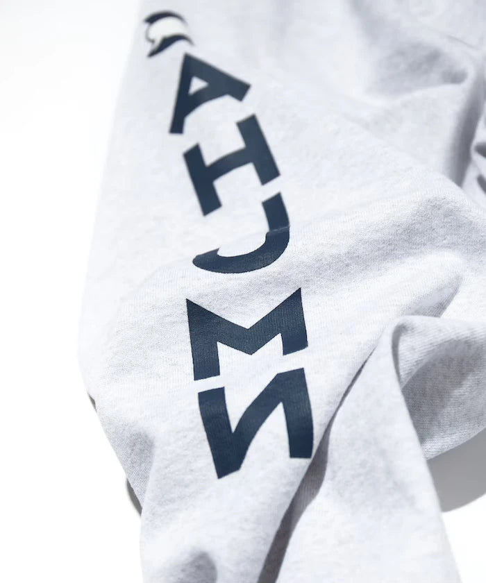 Heavy weight Jersey Mock Neck L/S Print Tee