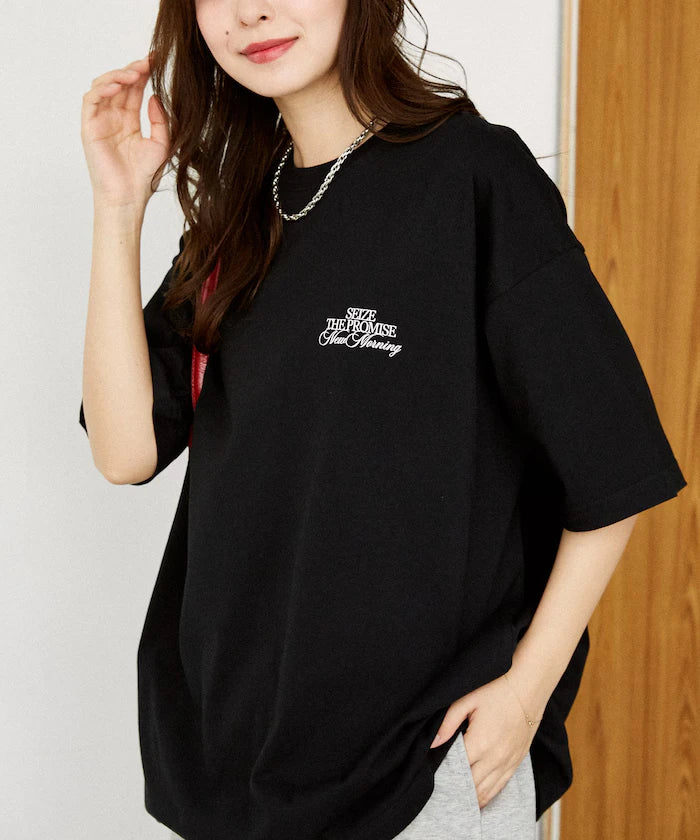 <Functional Material> PROMISE Cat Print T-Shirt Limited Release