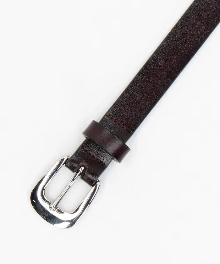 Cowhide Narrow Belt (Genuine Leather)
