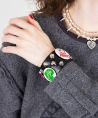 Studs Badges Fever Bangle