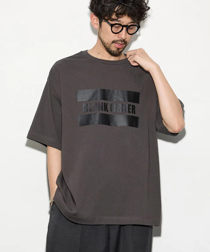 6oz Front Logo Print Crew Neck T-Shirt / Back Print T-Shirt PRINT BURGER