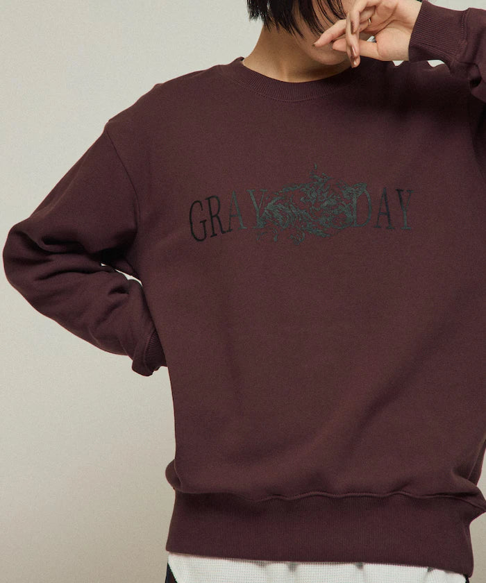 Organic Cotton Animal Logo Print Sweat / CAT / Relaxed Fit / French Terry Sweat