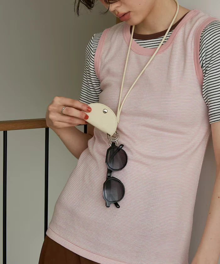 Glass Ring Multi Neck Strap